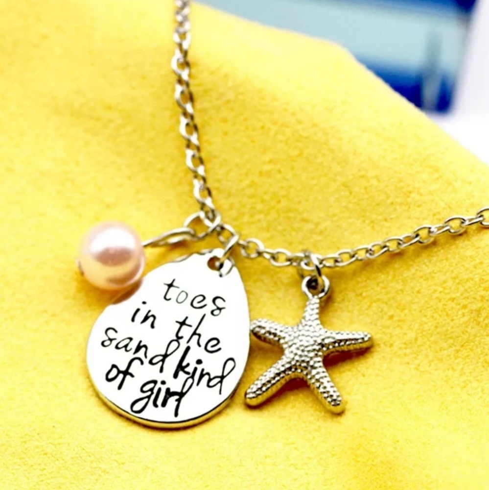 Toes In The Sand Kind of Girl Necklace - Picture 4 of 4